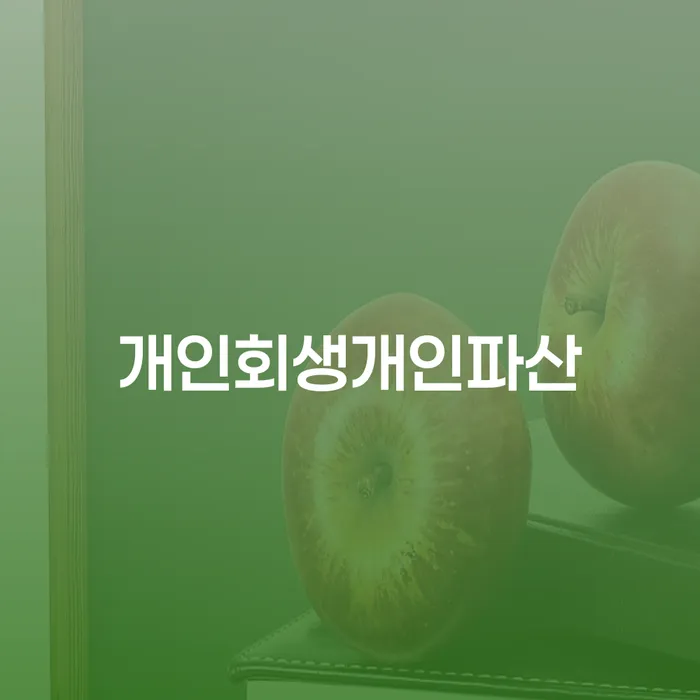회생제도 개인회생으로 방법 가장 먼저 확인할 점