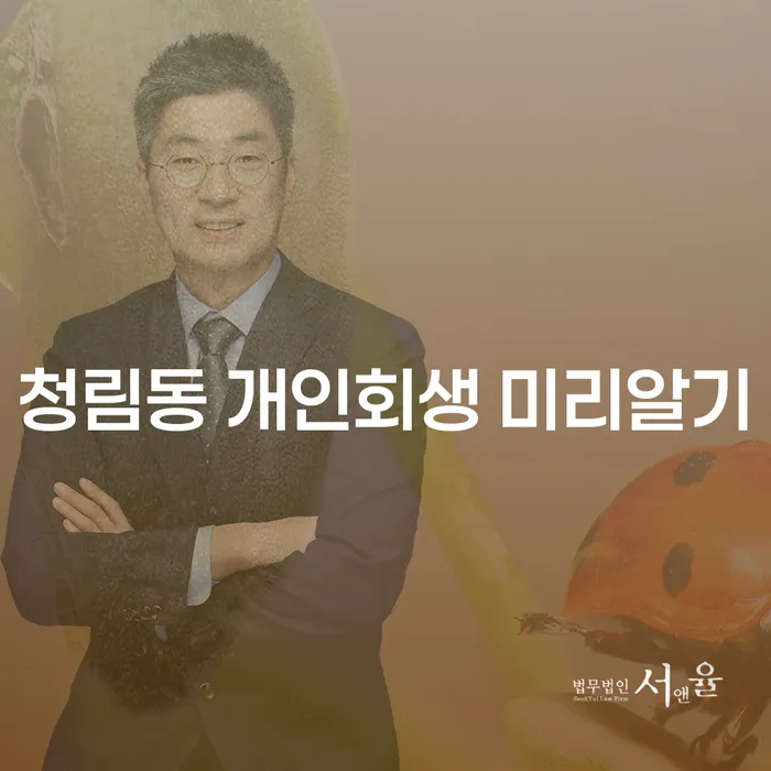 청림동 개인회생 미리알기