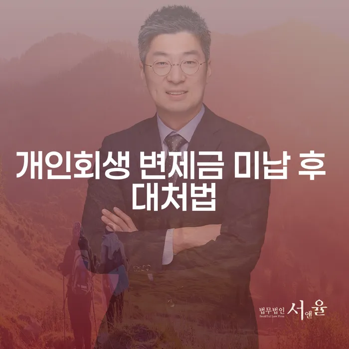 개인회생 변제금 미납 후, 어떻게 대처해야 할까요?