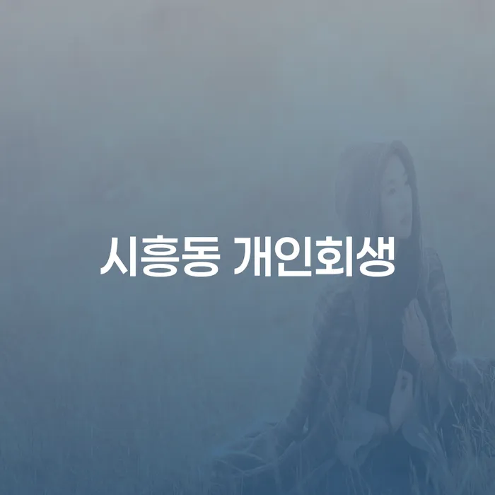 시흥동 개인회생, 개인파산: 빚독촉에서 벗어나는 방법은?