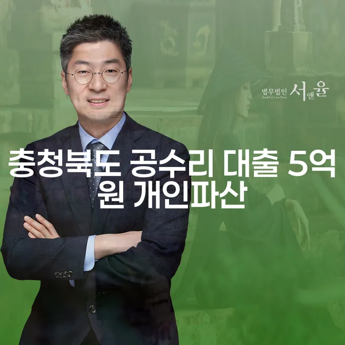 충청북도 공수리에서 대출 5억원, 개인파산이 답일까?